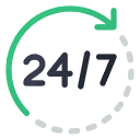 24/7 customer support